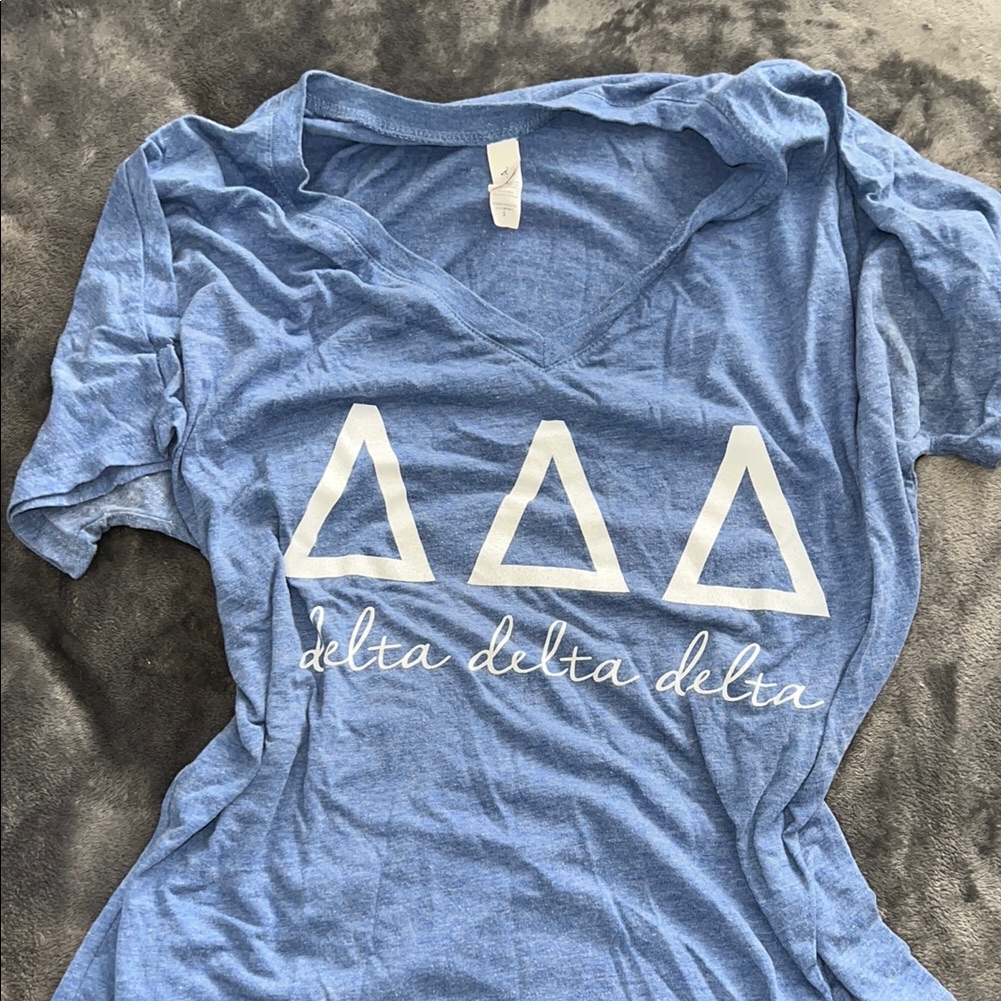 Blue Delta Delta Delta Womens Top